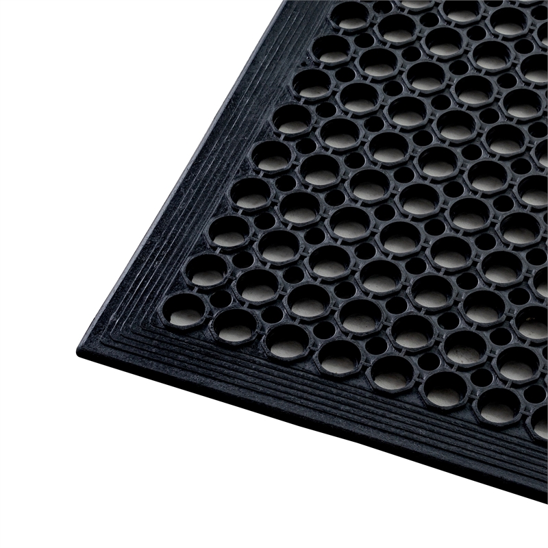 Doortex Open-Top Black Anti-Fatigue Mat - 40