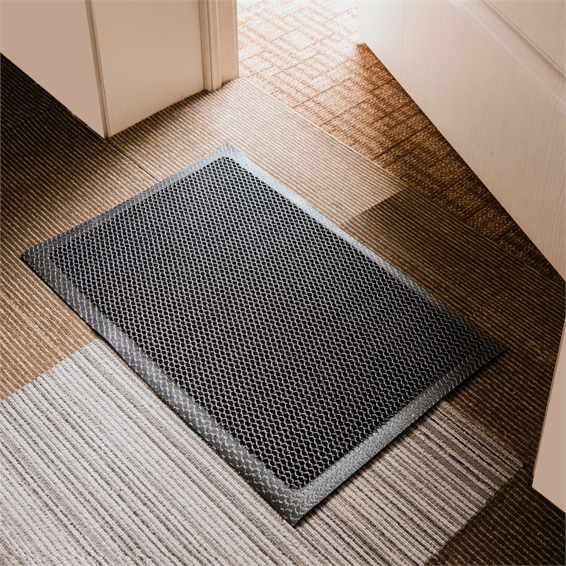 Doortex Meshmat Entrance Mat - Metallic Gray - 16