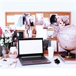 Desktex Crystal Clear Vinyl Rectangular Desk Pad - 19
