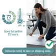 TrYlok Vinyl Lipped Chair Mat for Low Pile Carpets up to 1/4
