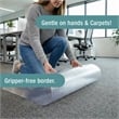 TrYlok Vinyl Lipped Chair Mat for Low Pile Carpets up to 1/4