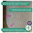 TrYlok Vinyl Rectangular Chair Mat for Low Pile Carpets up to 1/4