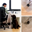 Unomat Anti-Slip Polycarbonate Chair Mat Hard Floors and Carpet Tiles 48