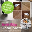 Unomat Anti-Slip Polycarbonate Chair Mat Hard Floors and Carpet Tiles 48