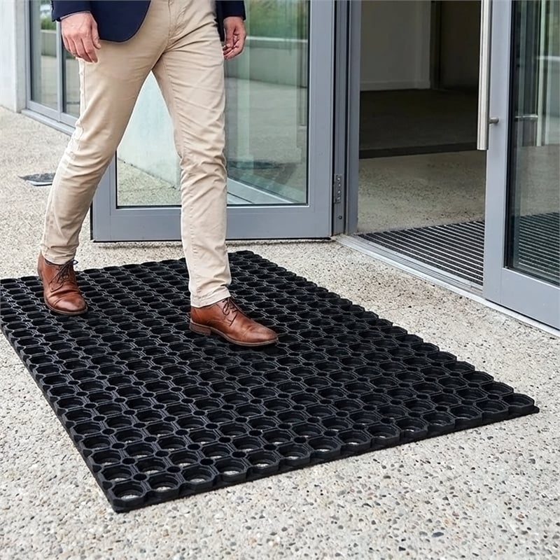 Doortex Octomat All Seasons Black Outdoor Entrance Mat - 40