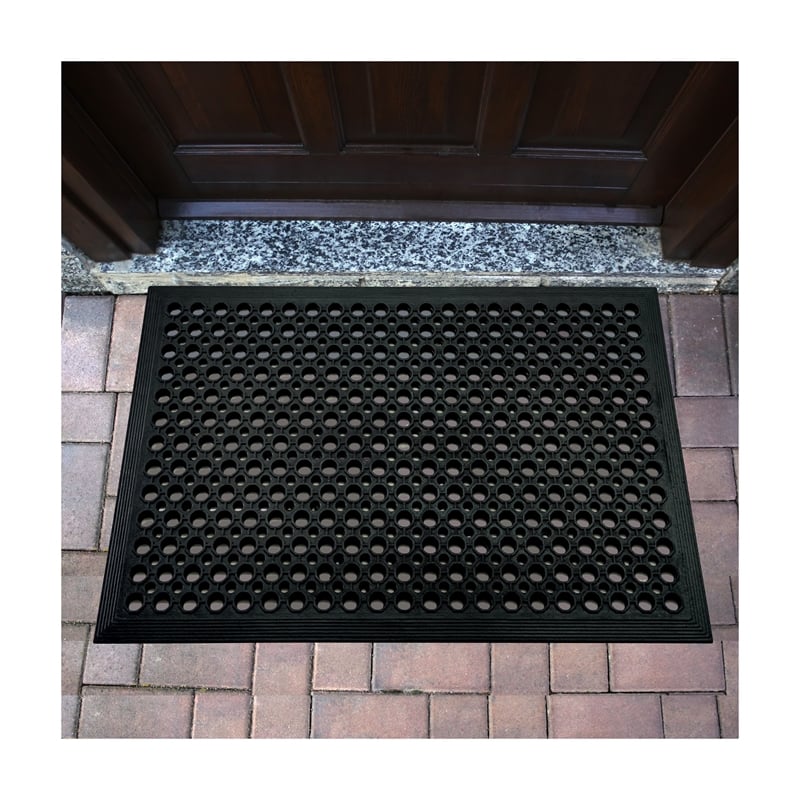 Doortex Open-Top Black Anti-Fatigue Mat - 36