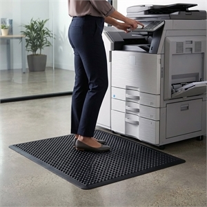 Doortex Black Anti-Fatigue BubbleMat - 24&quot x 36&quot