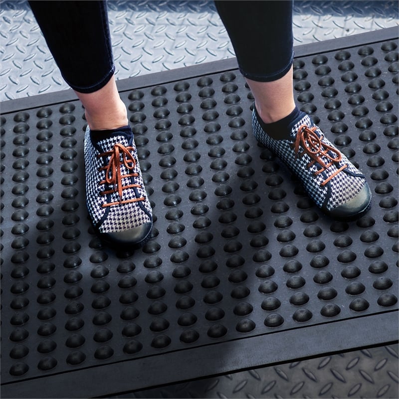Doortex Black Anti-Fatigue BubbleMat - 36
