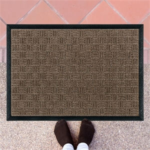 Doortex Ribmat Entrance Mat - Brown - 36&quot x 60&quot