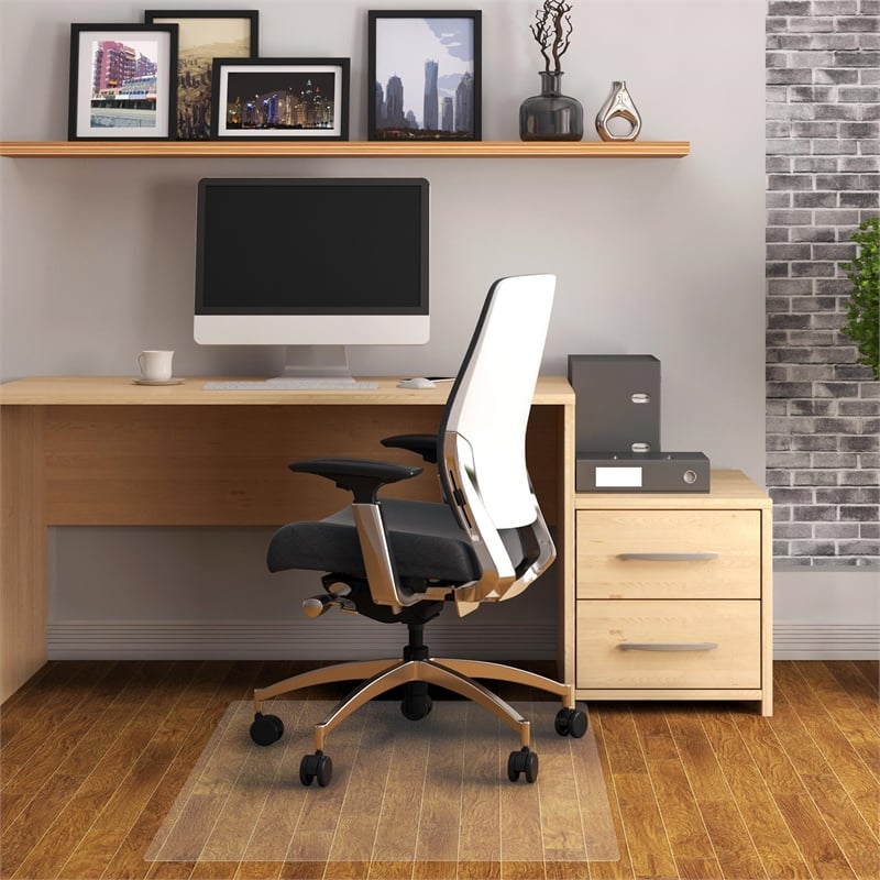 Valuemat Vinly Rectangular Chair Mat for Hard Floor - 36