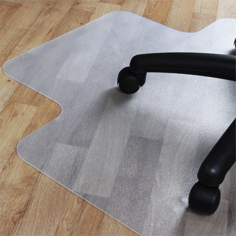 Valuemat Vinly Lipped Chair Mat for Hard Floor - 36