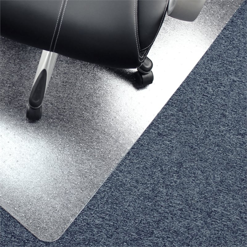 Advantagemat Vinly Rectangular Chair Mat for Carpets up to 1/4