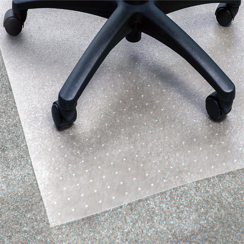 Advantagemat Vinly Rectangular Chair Mat for Carpets up to 1/4