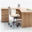 Advantagemat Vinly Lipped Chair Mat for Hard Floor - 36
