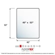 Advantagemat Vinly Rectangular Chair Mat for Hard Floor - 45