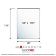 Advantagemat Vinly Rectangular Chair Mat for Hard Floor - 48