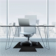 Advantagemat Black Vinly Lipped Chair Mat for Carpets - 36