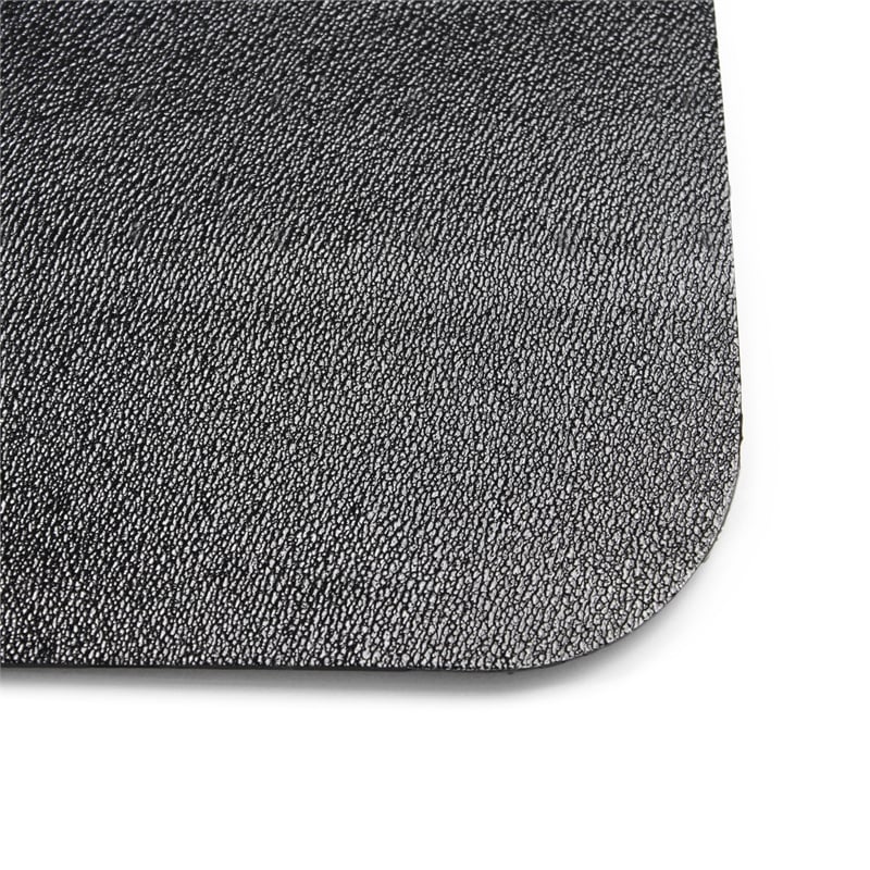 Advantagemat Black Vinly Rectangular Chair Mat for Hard Floor - 29.5