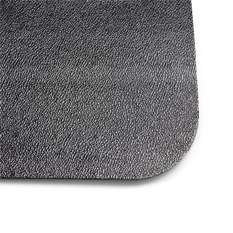 Advantagemat Black Vinly Lipped Chair Mat for Hard Floor - 36