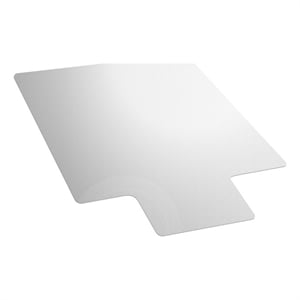 Cleartex Enhanced Polymer Lipped Chair Mat for Hard Floore - 48&quot x 51&quot