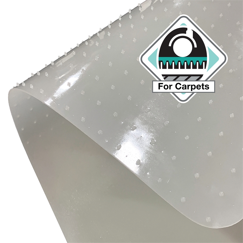 Computer Anti-Static Vinyl Lipped Chair Mat for Carpets up to 3/8