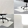 Computer Anti-Static Vinyl Lipped Chair Mat for Carpets up to 3/8