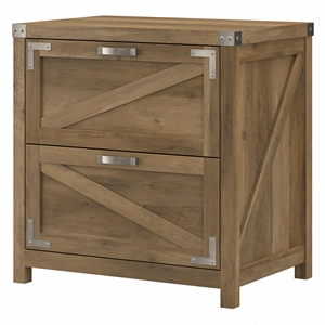 kathy ireland home by bush cottage grove 2 drawer lateral file cabinet - engineered wood