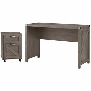 Kathy Ireland Home by Bush Cottage Grove 48W Writing Desk with Drawers - Engineered Wood