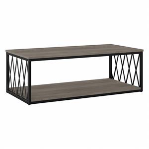 City Park Industrial Coffee Table in Driftwood Gray - Engineered Wood