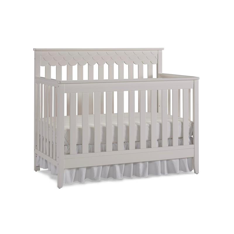 Ti Amo Ariel 4 In 1 Convertible Baby Crib In Snow White 4250101