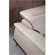 American Eagle Furniture Top Grain Leather Accent Chair in Beige