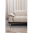 American Eagle Furniture Top Grain Leather Accent Chair in Beige