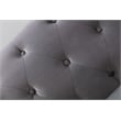 American Eagle Furniture Velvet Tufted Loveseat in Gray