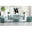 American Eagle Furniture Fabric Accent Chair in Light Green