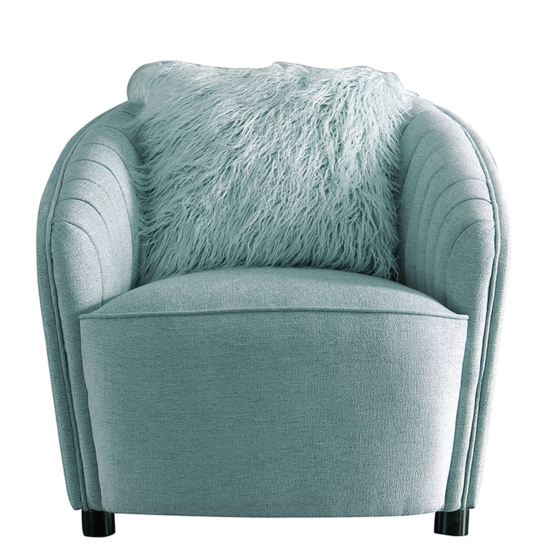 American Eagle Furniture Fabric Accent Chair in Light Green