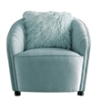 American Eagle Furniture Fabric Accent Chair in Light Green