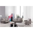 American Eagle Furniture Microfiber Leather Accent Chair in Warm Gray