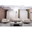American Eagle Furniture Top Grain Leather Sofa in Light Tan Beige