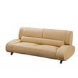 American Eagle Furniture Faux Leather Sofa in Yellow