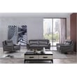 American Eagle Furniture Top Grain Genuine Leather Sofa in Dark Tan Brown