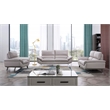 American Eagle Furniture Genuine Leather Sofa in Light Gray