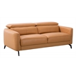 American Eagle Furniture Genuine Leather Sofa in Yellow