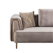 AE-D832 Gray Color with Soft Velvet Fabric Sofa