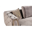 AE-D832 Gray Color with Soft Velvet Fabric Sofa