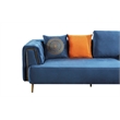 AE-D832 Royal Blue Color with Soft Velvet Fabric Chair