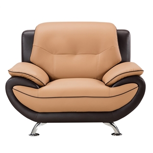 ae208 yellow brown color with chair faux and bonded leather