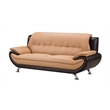 AE208 Yellow Brown Color With Sofa Faux and Bonded Leather