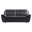 EK092 Gray Color With Italian Leather Sofa
