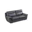 EK092 Gray Color With Italian Leather Sofa