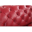 EK093 Red Color With Italian Full Leather Sofa